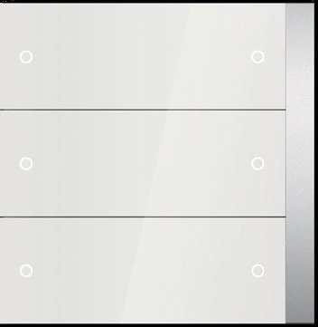 ABB PEONIA עם 3/6 לחצנים בגימור לבן מבריק