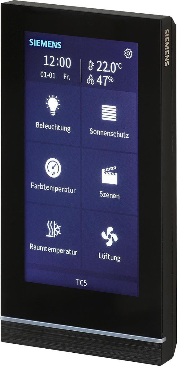 מפסק KNX מסוג מסך Siemens TC5