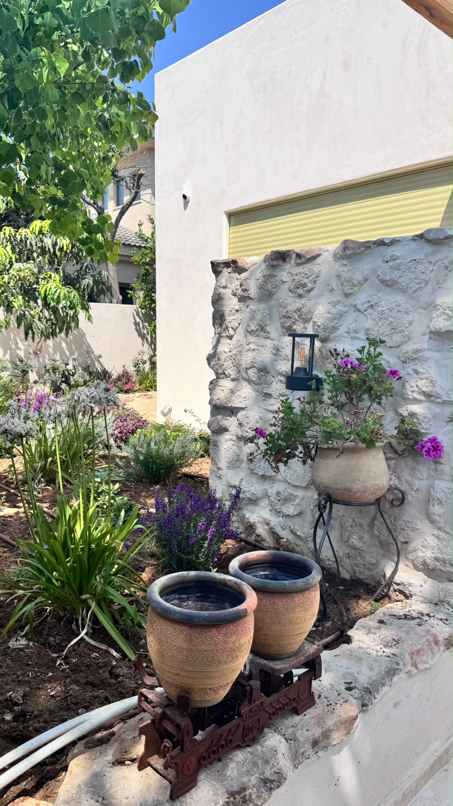 מצלמת אבטחה חיצונית בגינה